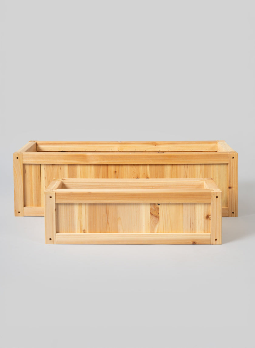 Windham Outdoor Wood Flower Box Decor Jamali Garden