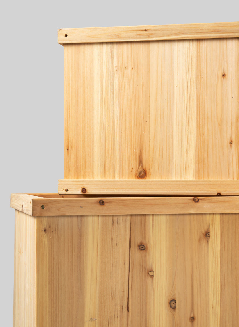 Windham Rectangular Outdoor Deep Wood Planter Box – Jamali Garden