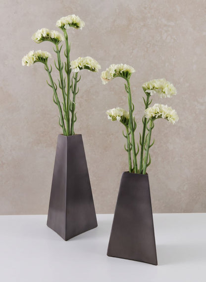 Piza Traingle Stainless Steel Vase Decor Jamali Garden