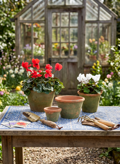 Mossed Redstone Standard Clay Pots Decor Jamali Garden