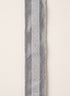 15ft Glitter Stripe Silver Dupioni Ribbon Decor Jamali Garden