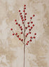 27in Long Red Berry Spray, Case of 12 Decor Jamali Garden