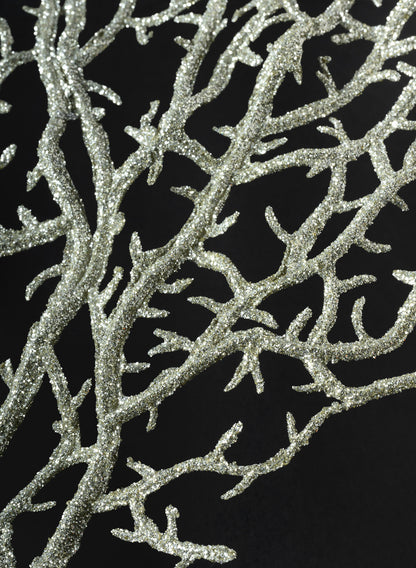 24in Long Champagne Glitter Coral Pick, Case of 12 Decor Jamali Garden