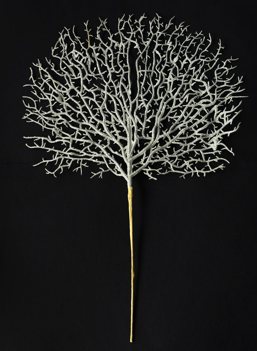 24in Long Champagne Glitter Coral Pick, Case of 12 Decor Jamali Garden