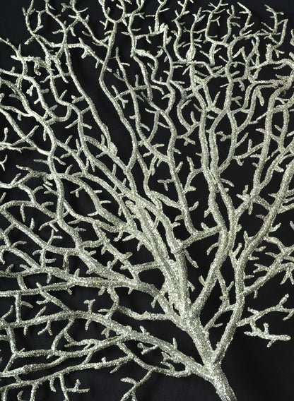 24in Long Champagne Glitter Coral Pick, Case of 12 Decor Jamali Garden