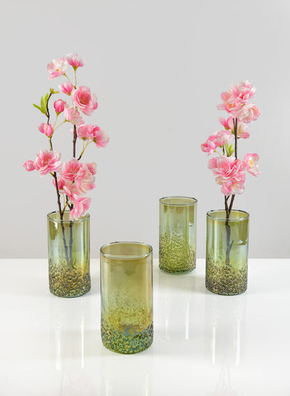 Strasbourg Speckled Green Luster Cylinder