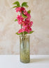 8in Tall Strasbourg Speckled Green Luster Glass Cylinder, Set of 4 Decor Jamali Garden
