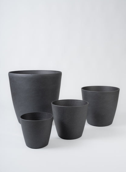 Milano Black Real Look PVC Planter Decor Jamali Garden
