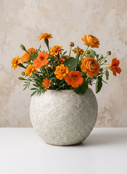 7in Dia x 6in H Boheme Antiqued Fishbowl