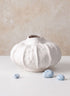2in Dia x 8in H Urchin Sand White Deco Vase