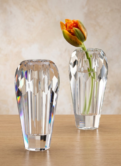 4.75in Tall Crystal Bud Glass Vase Decor Jamali Garden
