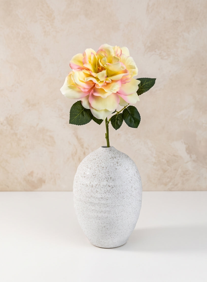 9in Tall Cappadocia Sandstone Stem Ceramic Vase Decor Jamali Garden