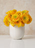6in Tall Crackled White Ceramic Vase Decor Jamali Garden