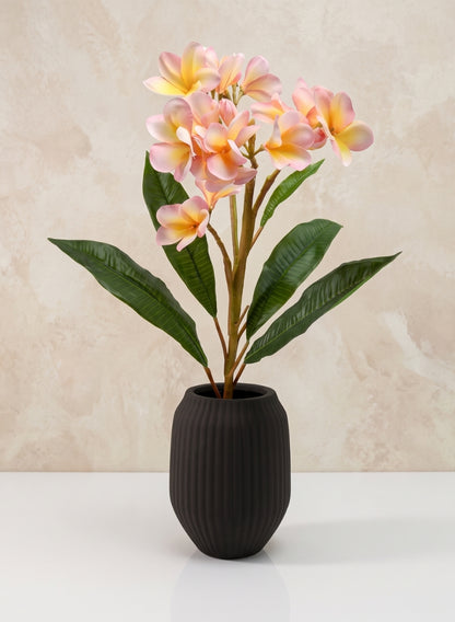 8in Tall Oslo Chocolate Vase Decor Jamali Garden