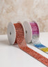 8ft Red & Multicolor Diamond Bead Ribbons Decor Jamali Garden