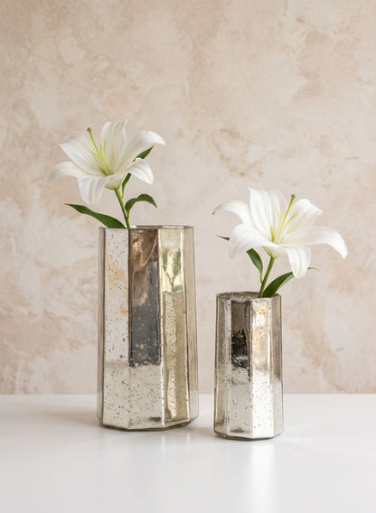 Behram Old Silver Mercury Vase Decor Jamali Garden