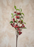30in Long Red Cherry Branch, Case of 12 Decor Jamali Garden