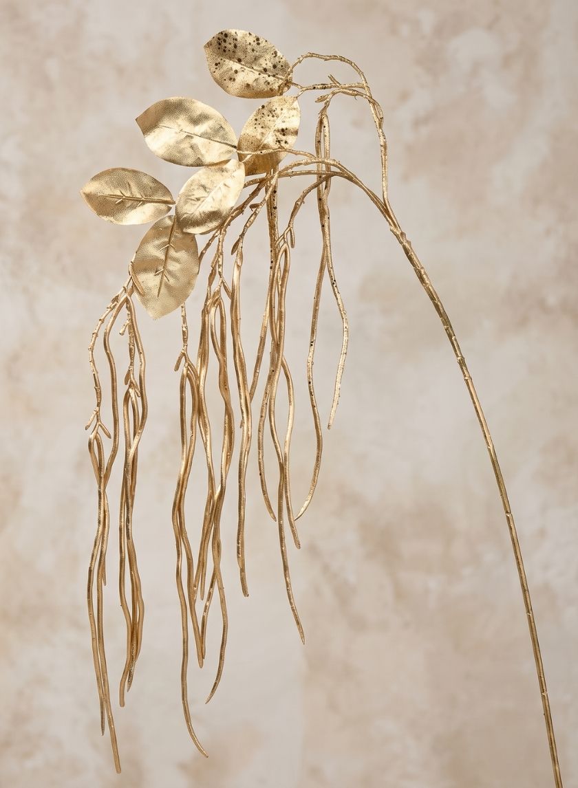 40in Long Gold Long Bean Spray, Case of 12 Decor Jamali Garden