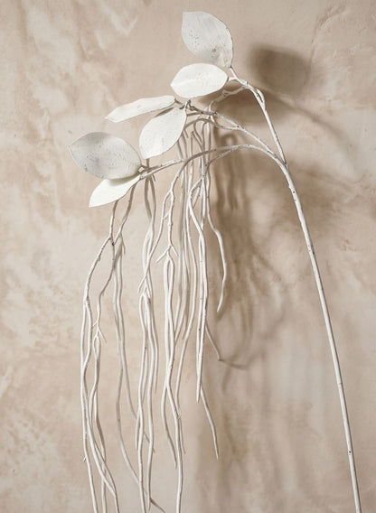 40in Long Ice White Bean Spray, Case of 12 Decor Jamali Garden