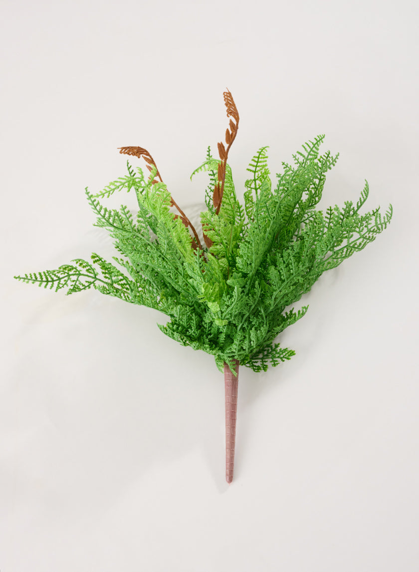 12in Long Kimberley Fern Bush, Case of 12 Decor Jamali Garden