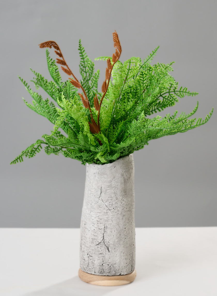 12in Long Kimberley Fern Bush, Case of 12 Decor Jamali Garden