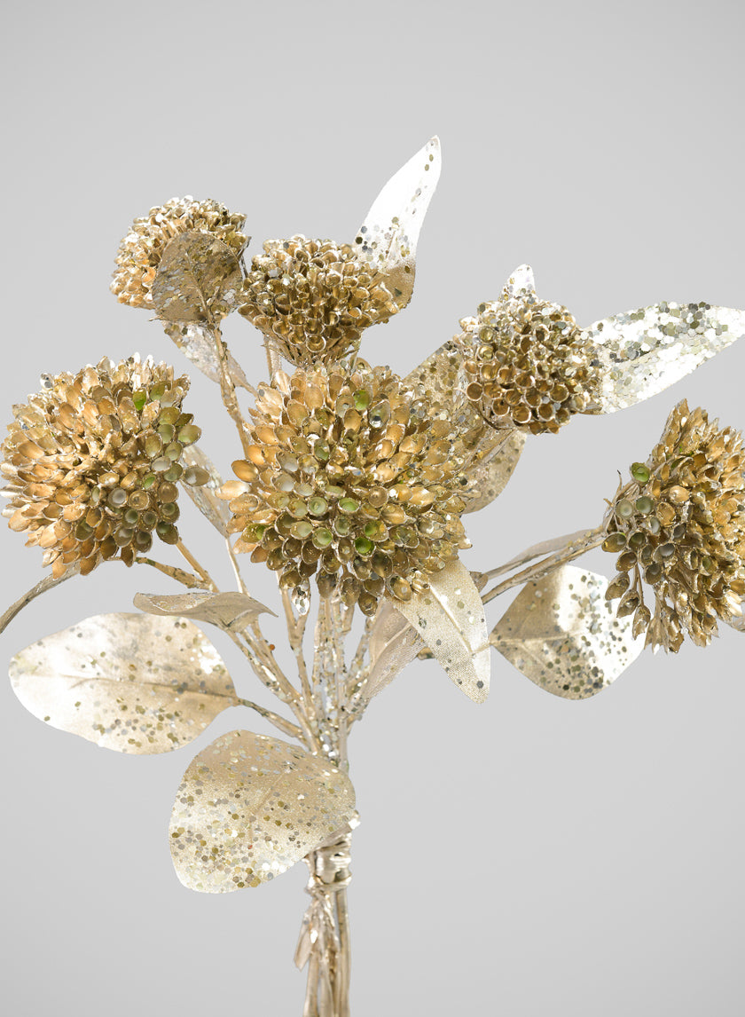 14in Long Champagne Flower Spray, Case of 12 Decor Jamali Garden