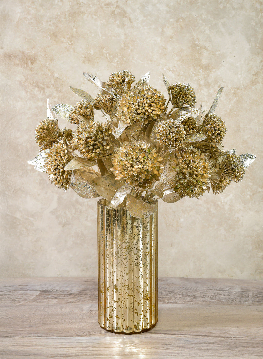 14in Long Champagne Flower Spray, Case of 12 Decor Jamali Garden