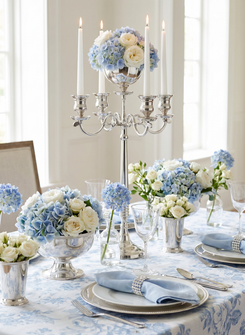 Decorative Silver Julep Cup Vases For Weddings & Events | Jamali Decorative Silver Julep Cup Vases For Weddings & Events | Jamali