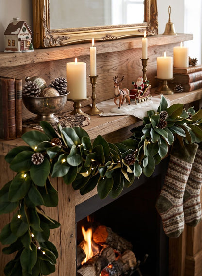 72in Long Magnolia Garland Decor Jamali Garden