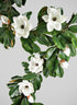 6ft Long Magnolia Garland with Blooms, Case of 2 Decor Jamali Garden