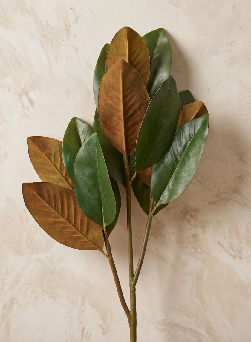 39in Long Magnolia Leaf Spray, Case of 12