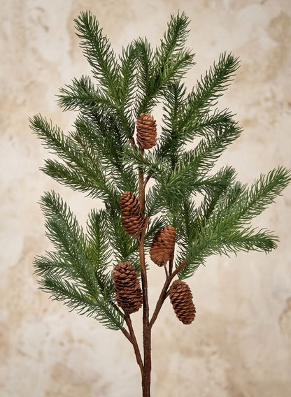 41in Long Pine Branch with Pine Cones, Case of 12 Decor Jamali Garden