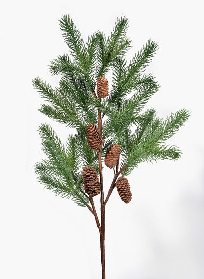 41in Long Pine Branch with Pine Cones, Case of 12 Decor Jamali Garden