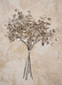 15in Long Metallic Champagne Eucalyptus Bouquet, Case of 12 Decor Jamali Garden