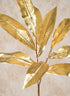 35in Long Gold Magnolia Leaf Spray, Case of 12 Decor Jamali Garden
