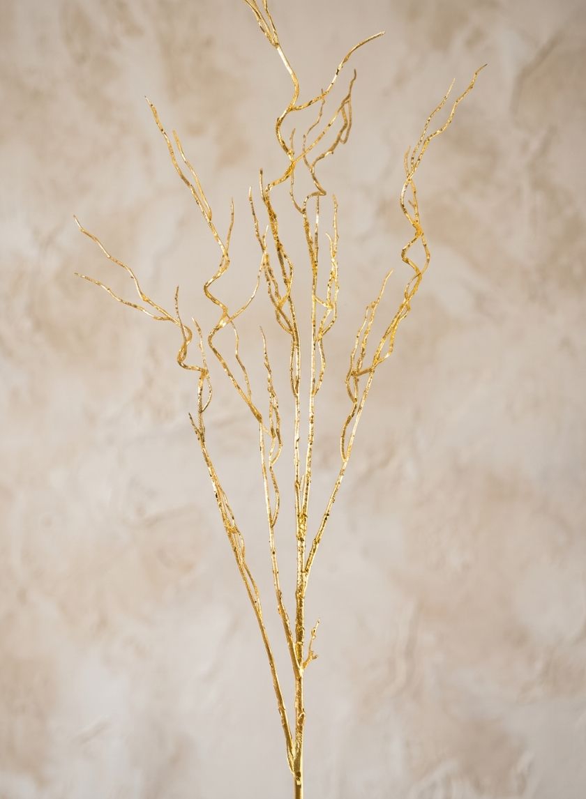 50in Long Gold Curly Vine, Case of 12 Decor Jamali Garden