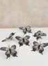 3.5in Long Black Butterfly Ornament, Set of 6 Decor Jamali Garden