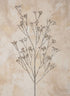 30in Long Sparkling Silver Plant Spray Decor Jamali Garden