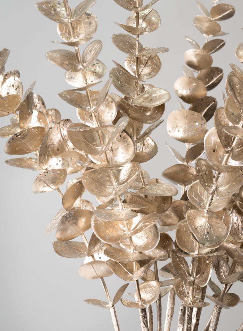 25in Long Champagne Eucalyptus Spray Decor Jamali Garden