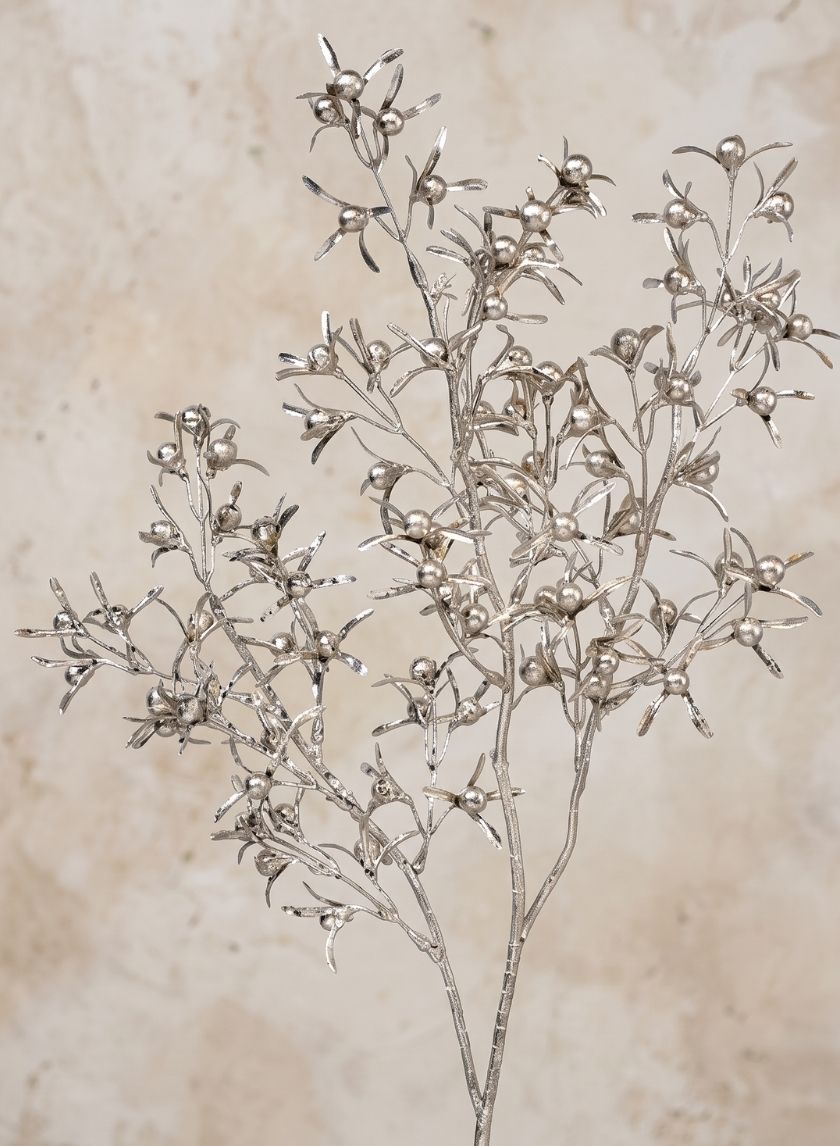27in Long Shiny Champagne Berry Spray, Case of 12 Decor Jamali Garden