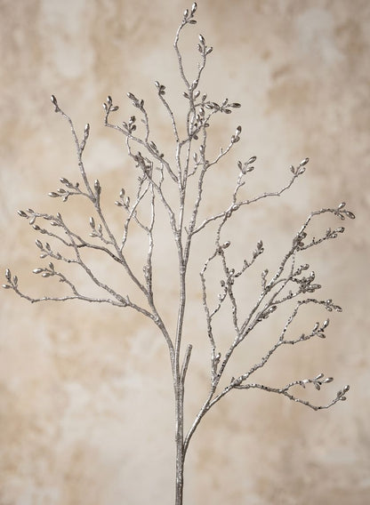 35in Long Champagne Magnolia Buds Branch, Case of 12 Decor Jamali Garden