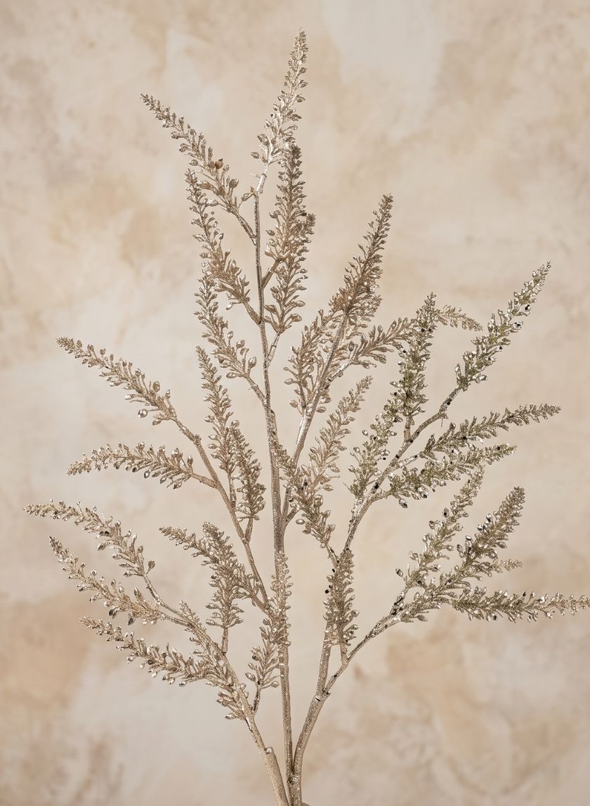 40in Long Sparkling Christmas Sage Branch, Case of 12 Decor Jamali Garden