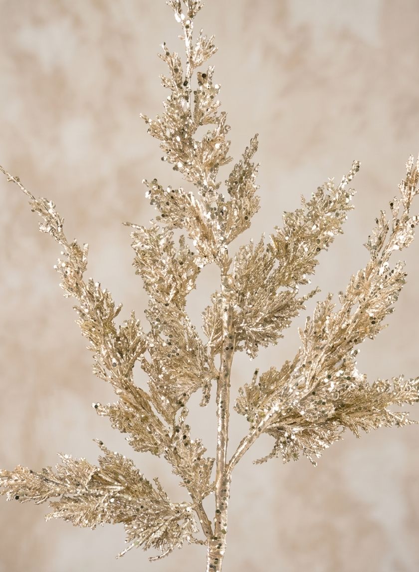 23in Long Champagne Pine Needle Pick, Case of 12 Decor Jamali Garden
