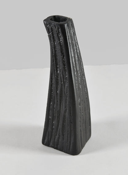 Aluminum Emma Barn Style Black Mini Vase