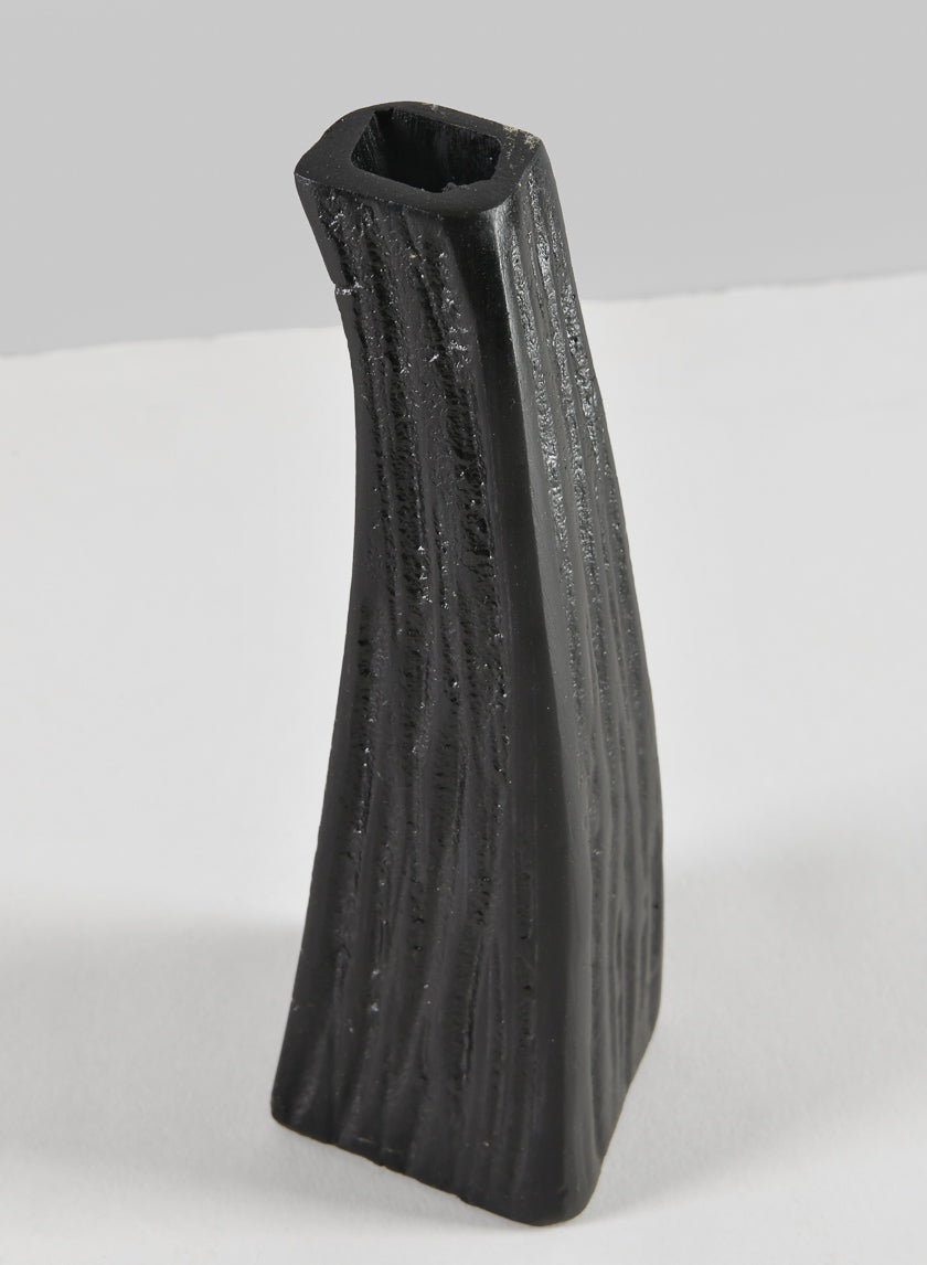 Aluminum Emma Barn Style Black Mini Vase