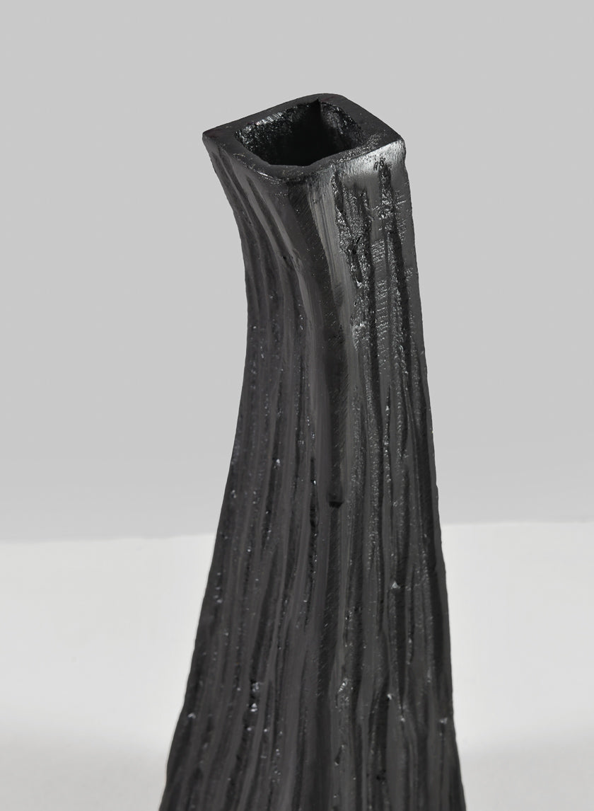Aluminum Emma Barn Style Black Mini Vase Decor Jamali Garden