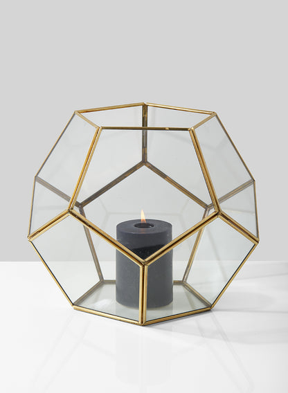 Glass Honeycomb Candleholder Decor Jamali Garden