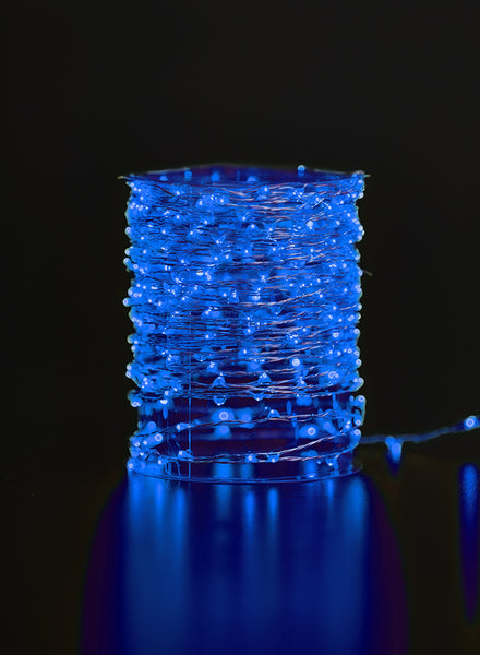Blue Naked Wire L.E.D. Lights String – Jamali Garden