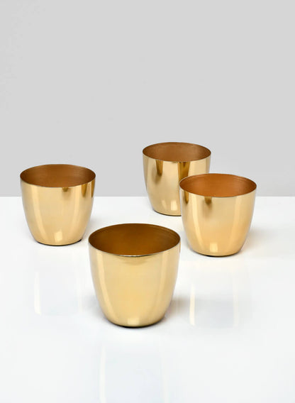 Gold Elegance Iron Cachepot Decor Jamali Garden