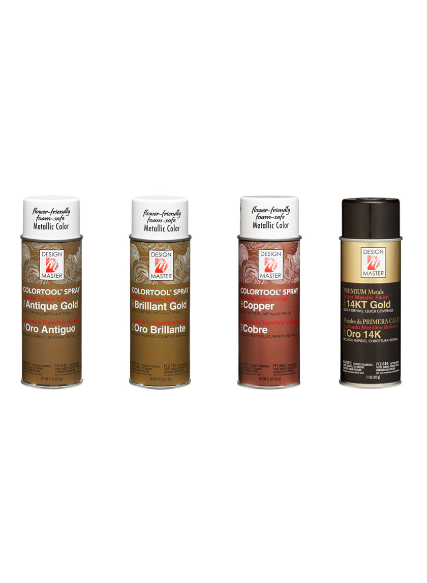 spray paint garden Antique Gold Design Master Colortool Spray 12 oz